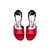 economico Sandali con tacco-sandali da donna in raso rosso vintage anni '50 - eleganti scarpe eleganti con tacco medio e cinturino alla caviglia con stampa floreale per feste rockabilly, balli di fine anno retrò &amp;eventi sociali