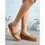 abordables Sandalias planas de mujer-Mocasines de cuero para mujer: zapatos casuales suaves y transpirables para uso diario, caminatas, viajes y oficina.