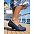 cheap Women-Women's Soft Faux Leather Moccasin Loafers with Breathable Cutout Design, Lightweight Comfort Walking Shoes for Cruise Travel, Resort Streets &amp; Everyday Vacation Wear