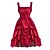 preiswerte Kleid-Gotisch Viktorianisch 19. Jahrhundert Tee-Länge Kleid Hexe Edelfrau Korsett Tailliert und ausgestellt Quadrathals Kostüm Damen Halloween Karneval Party Maskerade Retro-Mottoparty Erwachsene Kleid