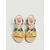 preiswerte Flache Sandalen-Bunte Espadrille-Sandalen für Damen mit Schnürung und geflochtener Seilsohle – bequeme und stylische Strandschuhe für den Sommerurlaub