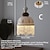 abordables Luces de isla-Lámpara de araña de cerámica moderna blanca retro, lámpara de techo de cerámica plisada esmaltada para isla de cocina, lámpara colgante de comedor de estilo japonés con cable ajustable, casquillo E27.
