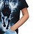 abordables Animaux 3D de Fille-Derby du Kentucky Fille 3D Graphique Cheval T-shirt Manche Courte Impression 3D Été Printemps Sports Mode Streetwear Enfants 4-12 ans Col Rond Occasionnel Quotidien Extérieur Coupe régulière