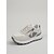 abordables Zapatillas de mujer-Zapatillas deportivas gruesas blancas y grises para mujer: elegantes zapatillas de plataforma estilo "dad shoes" con detalle de cremallera lateral para uso diario, trabajo informal y paseos urbanos.