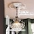 economico Candelabri di Cristallo-Lampadario moderno a sospensione a goccia di cristallo, lampadario a 6 luci dorato per sala da pranzo, soggiorno, camera da letto, atrio e ingresso.