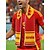 voordelige Accessoires-Herenhanddoek/sjaal van polyester met Spaanse vlagprint, zachte sjaal voor voetbalfans, ideaal voor het aanmoedigen van voetbalwedstrijden, stadionbezoek, sportevenementen en dagelijks gebruik.