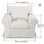 voordelige Sofadoek-Katoenen Ektorp 1-Zits Fauteuil Bankhoes met Kussenhoes Vervangende Ektorp Fauteuilhoes 1-Zits Bankhoezen voor Honden Vervangende Sofa Meubelbeschermer