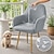 abordables Housse de chaise-stretch housse de chaise à oreilles avec housse de siège spandex housses de canapé wingback housses de fauteuil protecteur pour salon strandmon couverture de chaise