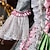 preiswerte Kleider-Rokoko Barock Ballkleid Bodenlang Kleid Ballkleid langarm Prinzessin Dame Braut Blumen Ballkleid Quadrathals Kostüm Damen königlich Halloween Karneval Maskerade Abschlussball Teegesellschaft Party