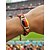 baratos Acessórios-Pulseira masculina em couro sintético e acrílico com bandeiras nacionais, pulseira para torcedores de vários países, ideal para dias de jogos de futebol, apoio ao futebol, torcida no estádio, uso casual em esportes e no dia a dia.