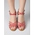 abordables Chaussures de danses latines-Escarpins rouges à strass pour femmes, bout ouvert, style salsa de salon - chaussures de danse latine à brides