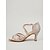 baratos Sapatos de Dança Latina-Sapatos de dança latina feminina - modelo com tiras e strass dourado