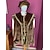 abordables Tenues-Médiéval Renaissance Tenues Prince Chevalier Celtique Déguisement Homme Royal Halloween Carnaval Mascarade Performance LARP Foire de la Renaissance Adulte Costume