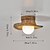 abordables Plafonniers encastrés et semi-encastrés-Plafonnier encastré rond G9 à une lumière en résine, idéal pour une chambre ou un salon. Ce lustre semi-suspendu convient également aux espaces de vie et de détente. Compatible avec les modèles LED 110-240 V.