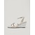 cheap Women-Women's Silver Wedge Sandals with Strappy Ankle Strap – Vacation &amp; Resort Evening Shoes