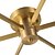 economico Modello sputnik-Lampadario Sputnik a 6/8 luci con globo dorato, lampadario a sospensione moderno di metà secolo, lampadario in ottone spazzolato, lampadario a sospensione con sfera in vetro bianco latte da soffitto