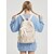baratos Mochilas para Crianças e Adolescentes-Mochila feminina de poliéster com laço decorativo, várias cores, grande capacidade com vários bolsos, alças ajustáveis, perfeita para o ensino fundamental. &amp;volta às aulas no ensino fundamental,