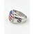 abordables Accessoires-Bague pour homme en alliage avec drapeau américain, plusieurs tailles, style patriotique, idéale pour le 55e anniversaire des États-Unis, la fête de l'indépendance, au quotidien et pour les activités