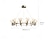 voordelige Spoetnik-ontwerp-Moderne zwarte LED-kroonluchter met witte bloembladkappen, 1/6/9/12-kops Sputnik-design, eigentijdse ringvormige hanglamp voor de eetkamer, woonkamer, keukeneiland en slaapkamer.