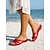 cheap Slide Sandals-Women's Red Jelly Slide Sandals - Vintage Y2K Retro Waterproof Beach Slippers with Textured Sole for Tropical Vacations, Poolside Lounge &amp; Summer Sand Play