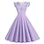 economico Vestiti-Anni 1950 Retrò Vintage Rockabilly Midi Vestito Abito Swing Vestito Svasato Senza maniche Pizzo Pois Aderente &amp; Svasato Altalena a dondolo Scollo a V Costume Per donna Feste Abbigliamento Quotidiano