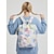 baratos Mochilas para Crianças e Adolescentes-Mochila feminina de poliéster, estampa tie-dye de estrelas, várias cores, grande capacidade, alças ajustáveis, perfeita para escola, viagens, esportes ao ar livre e uso casual no dia a dia.