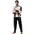 abordables Tenues-Médiéval Renaissance Pantalon Ceinture Taille Chemise Manches longues À lacets Déguisement Homme Mascarade Soirée Foire de la Renaissance LARP Adulte Chemise Pantalon Armure d'épaule
