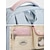 baratos Mochilas para Crianças e Adolescentes-Mochila feminina em poliéster na cor macaron, mochila escolar de grande capacidade com alças ajustáveis para meninas do ensino fundamental, ideal para volta às aulas, viagens e esportes ao ar livre.