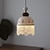 abordables Luces de isla-Lámpara de araña de cerámica moderna blanca retro, lámpara de techo de cerámica plisada esmaltada para isla de cocina, lámpara colgante de comedor de estilo japonés con cable ajustable, casquillo E27.