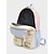 baratos Mochilas para Crianças e Adolescentes-Mochila feminina em poliéster na cor macaron, mochila escolar de grande capacidade com alças ajustáveis para meninas do ensino fundamental, ideal para volta às aulas, viagens e esportes ao ar livre.