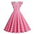 economico Vestiti-Anni 1950 Retrò Vintage Rockabilly Midi Vestito Abito Swing Vestito Svasato Senza maniche Pizzo Pois Aderente &amp; Svasato Altalena a dondolo Scollo a V Costume Per donna Feste Abbigliamento Quotidiano