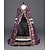 お買い得  ドレス-ヴィンテージ ロココ調 ルネッサンス マキシ丈 ドレス 標準 ジュリエット シンデレラ フラワー プリンセス スクエアネック 仮装 フリーサイズ 王立 ハロウィーン カーニバル マスカレード パーティー ハロウィーン 性能 大人