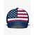 رخيصةأون مُكَمِّلات-قبعة بيسبول رجالية من البوليستر بألوان العلم الأمريكي، قابلة للتعديل، مناسبة لتشجيع مشجعي كرة القدم، مثالية ليوم المباراة، وفعاليات مشجعي كرة القدم، والملابس الرياضية غير الرسمية، والارتداء اليومي في الهواء الطلق.