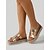 billige Kvinner-Gullfargede espadrill-plattformsandaler til dame – metalliske slidesandaler for strand og sommerferier