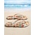 billiga Slide Sandaler-Bohemiska blommiga flip-flops för kvinnor - tropiska sommarstrandsandaler med flätade remmar &amp;livfulla blommönster för ösemestrar &amp;avkoppling vid poolen