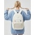 baratos Mochilas para Crianças e Adolescentes-Mochila feminina de poliéster com bolso frontal transparente, várias cores, alça para encaixe em malas de viagem, grande capacidade, alças ajustáveis, perfeita para volta às aulas, viagens, esportes ao ar livre e uso casual no dia a dia.