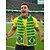 billige Tilbehør-Herreskjerf i polyester med Brasil-flaggtrykk, mykt cheerleading-skjerf for fotballfans til støtte på fotballkamper, stadionarrangementer, sportvisning og uformell hverdagsbruk.