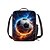 cheap Kids &amp; Teen Backpacks-Kid's Football Print Backpack Lunch Bag Pencil Case 3-Piece Set, Polyester Large Capacity School Bag with Adjustable Straps for Back to School, Travel, Outdoor Sports