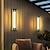 baratos luzes de parede ao ar livre-Moderno Lâmpadas de Parede de Exterior Ao ar Livre Metal Luz de parede IP 65 110-120V 220-240V