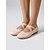 economico Scarpe da ballo allenamento-Scarpette da ballo da donna color nude, con suola morbida divisa e cinturini elastici, ideali per allenamento e prove. &amp;studio