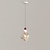 economico Luci Isola cucina-Lampadario a sospensione in vetro irregolare, lampadario creativo, faretto a goccia in ottone a testa singola, apparecchio di illuminazione G9, sospensione regolabile in altezza con filo per testiera