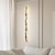 abordables Apliques de pared para interior-Aplique de pared LED de mármol con diseño lineal, aplique de pared contemporáneo para interiores, lámpara de pared para dormitorio y sala de estar, 110-240 V.