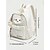baratos Mochilas para Crianças e Adolescentes-Mochila feminina de poliéster com estampa de carinha sorridente, grande capacidade, alças ajustáveis, várias cores, perfeita para o ensino fundamental. &amp;ensino fundamental, volta às aulas, viagens,