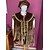 abordables Tenues-Médiéval Renaissance Tenues Prince Chevalier Celtique Déguisement Homme Royal Halloween Carnaval Mascarade Performance LARP Foire de la Renaissance Adulte Costume