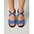 voordelige Latin dansschoenen-Damesschoenen voor Latijns-Amerikaanse dans, blauw - hoge hakken met strassbandjes en ballroomdansstijl &amp;salsa sandalen