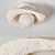 abordables Plafonniers encastrés et semi-encastrés-Plafonnier encastré rond G9 à une lumière en résine, idéal pour une chambre ou un salon. Ce lustre semi-suspendu convient également aux espaces de vie et de détente. Compatible avec les modèles LED 110-240 V.