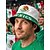voordelige Accessoires-Omkeerbare polyester bucket hat voor heren, met print van de Mexicaanse vlag, lichtgewicht voetbalpet voor wedstrijddagen, supporters, casual sport en outdoor kleding.