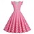 economico Vestiti-Anni 1950 Retrò Vintage Rockabilly Midi Vestito Abito Swing Vestito Svasato Senza maniche Pizzo Pois Aderente &amp; Svasato Altalena a dondolo Scollo a V Costume Per donna Feste Abbigliamento Quotidiano