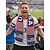 abordables Accesorios-Bufanda de toalla de poliéster para hombre con estampado de la bandera estadounidense, bufanda suave para aficionados al fútbol, ideal para animar en los días de partido, eventos en estadios, ver deportes y para uso diario informal.