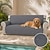 abordables Housse de canapé-Housse de canapé imperméable pour coussin de canapé, housse de protection de meubles résistante à l'eau avec bâtons en mousse et sangles élastiques pour animaux de compagnie et chats